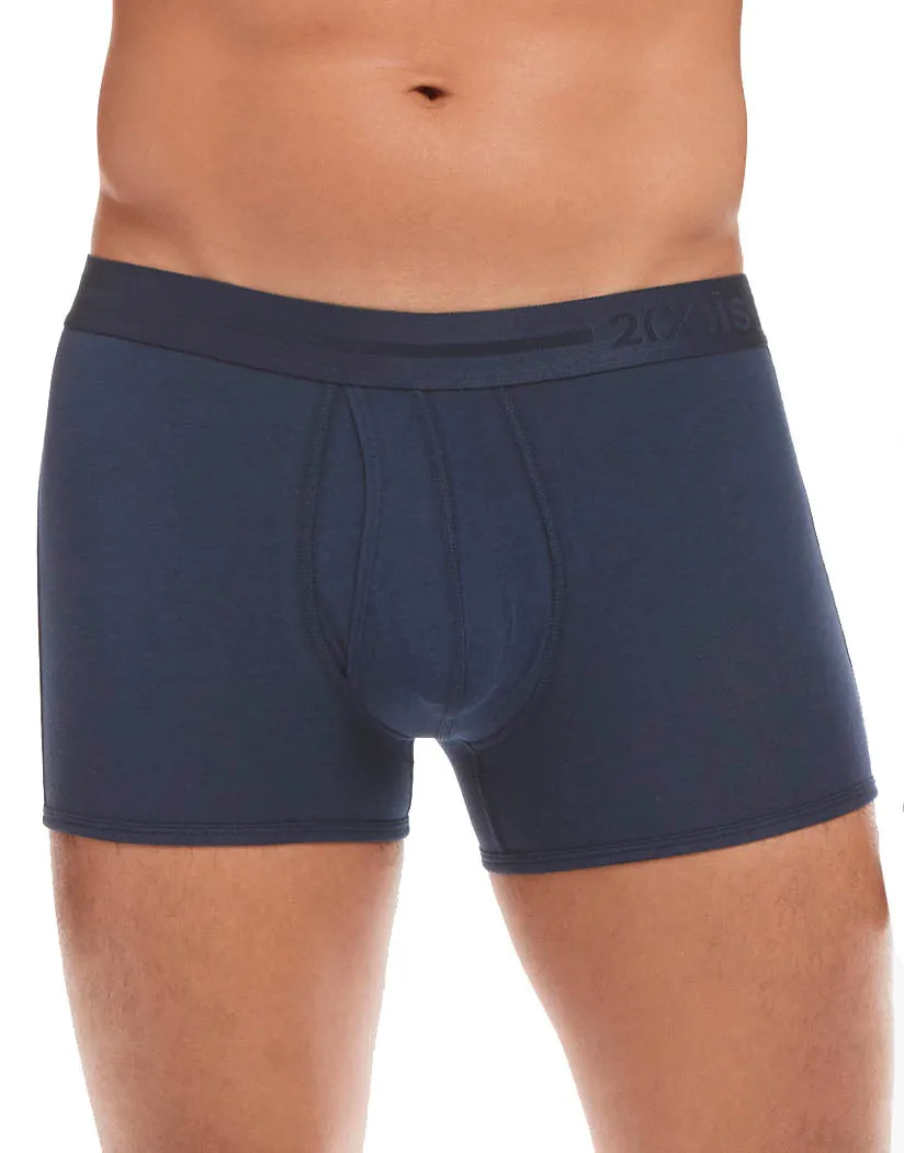 2xist Men's Premium Pima Cotton Flex Low Rise Trunk 032033