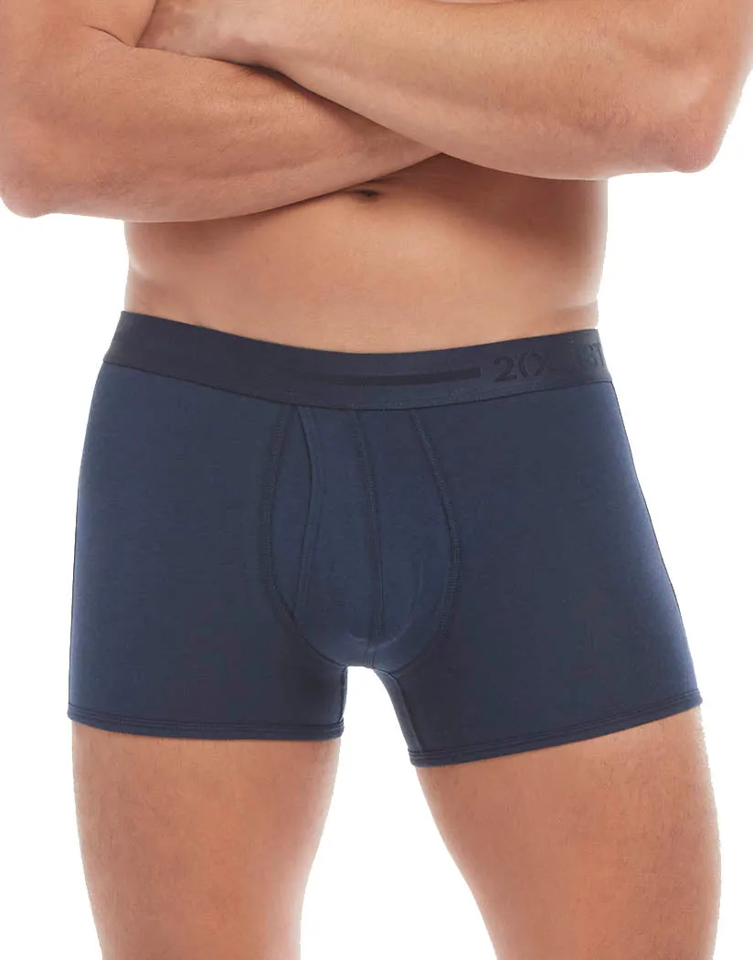 2xist Men's Premium Pima Cotton Flex Low Rise Trunk 032033