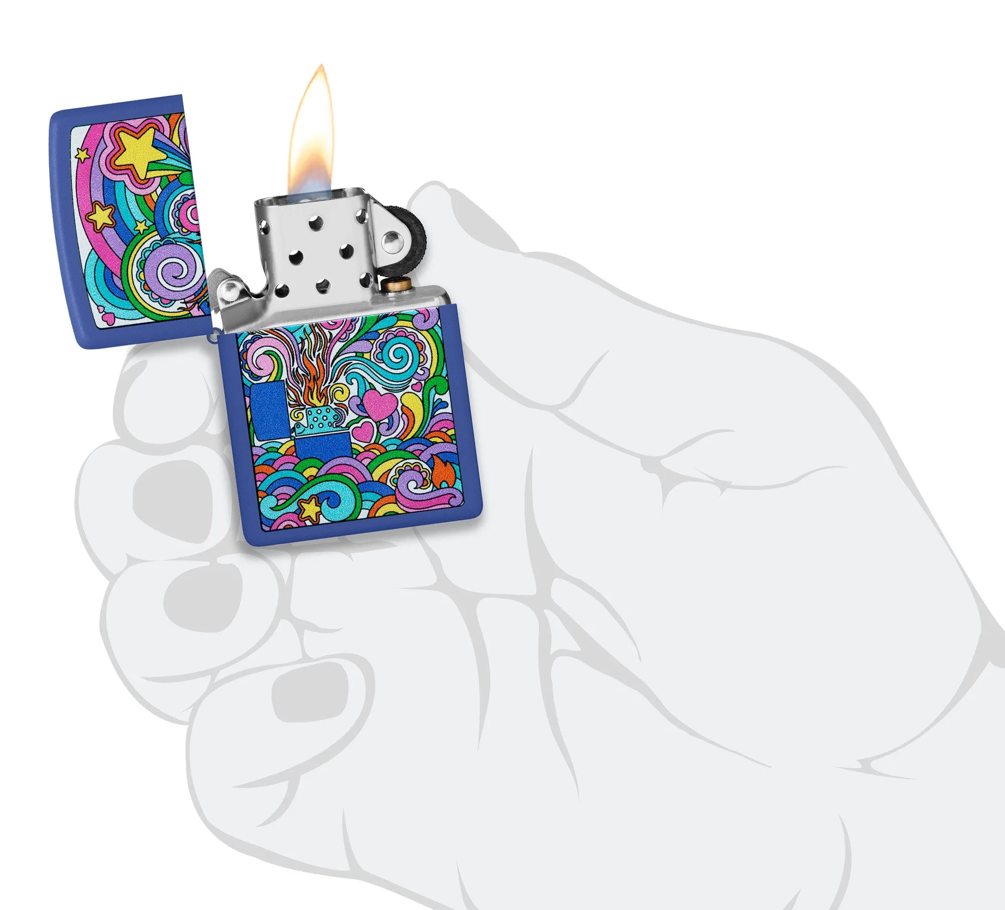 Abstract Zippo Design