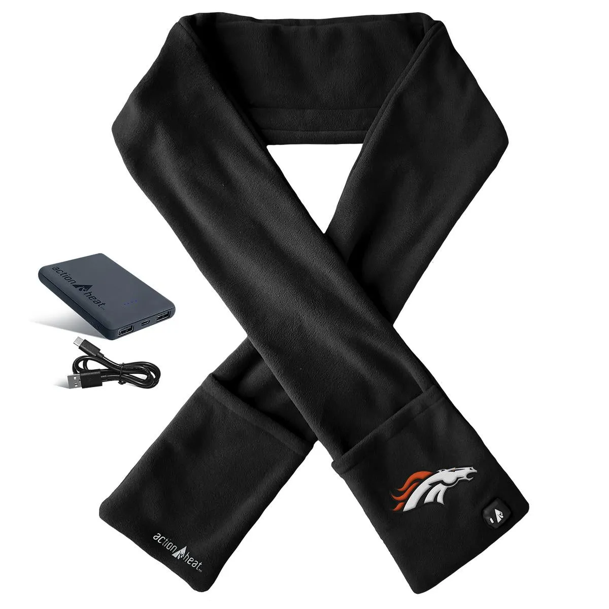 ActionHeat Denver Broncos 5V Battery Heated Scarf