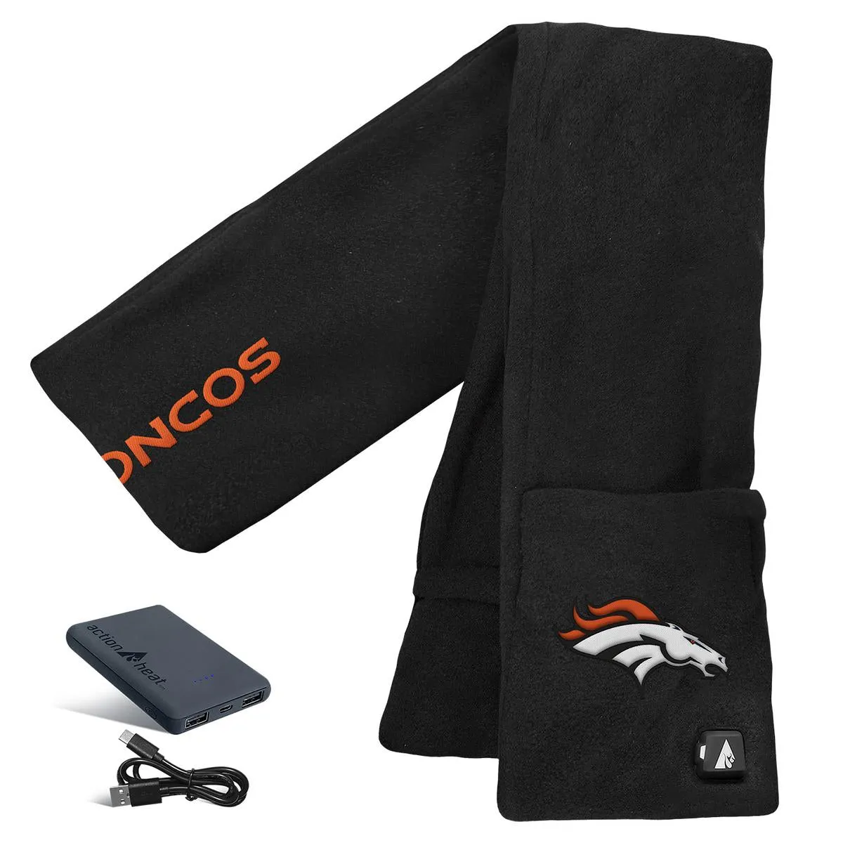 ActionHeat Denver Broncos 5V Battery Heated Scarf