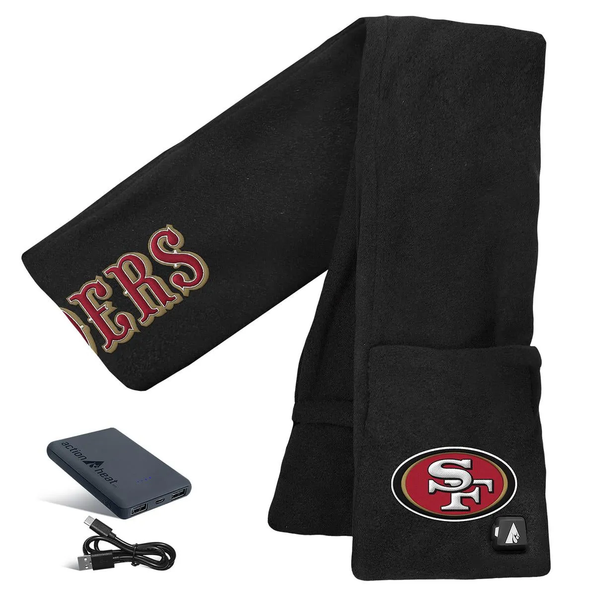 ActionHeat San Francisco 49ers 5V Battery Heated Scarf