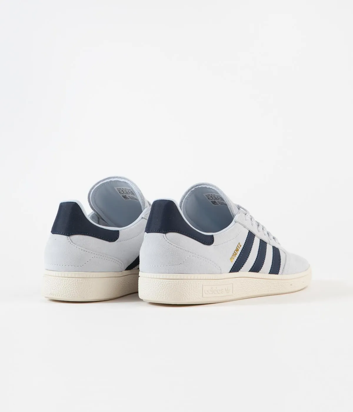 Adidas Busenitz Vintage Shoes - Halo Blue / Crew Navy / Chalk White