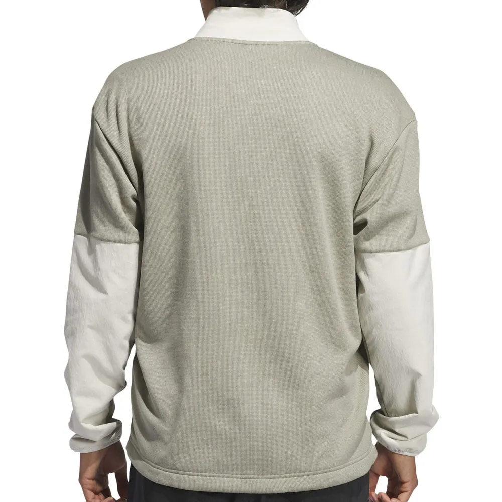 adidas Go-To DWR Hybrid 1/2 Zip Pullover - Silver Pebble/Alumina