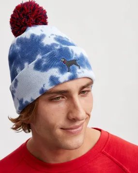 Adult Tie Dye Pom Hat