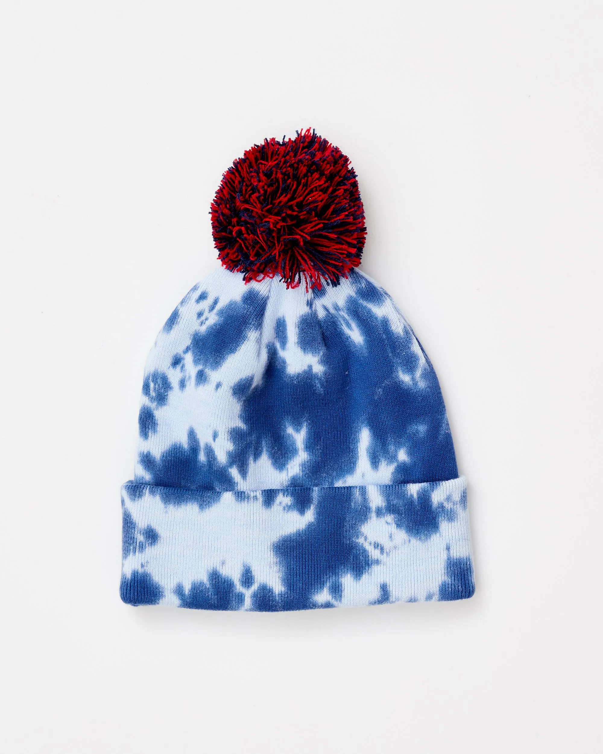 Adult Tie Dye Pom Hat