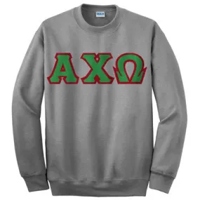 Alpha Chi Omega 9.3oz Crewneck Sweatshirt - G120 - TWILL