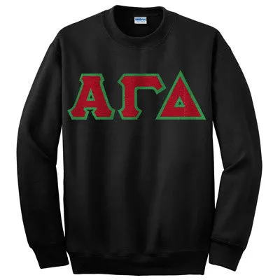 Alpha Gamma Delta 9.3oz Crewneck Sweatshirt - G120 - TWILL