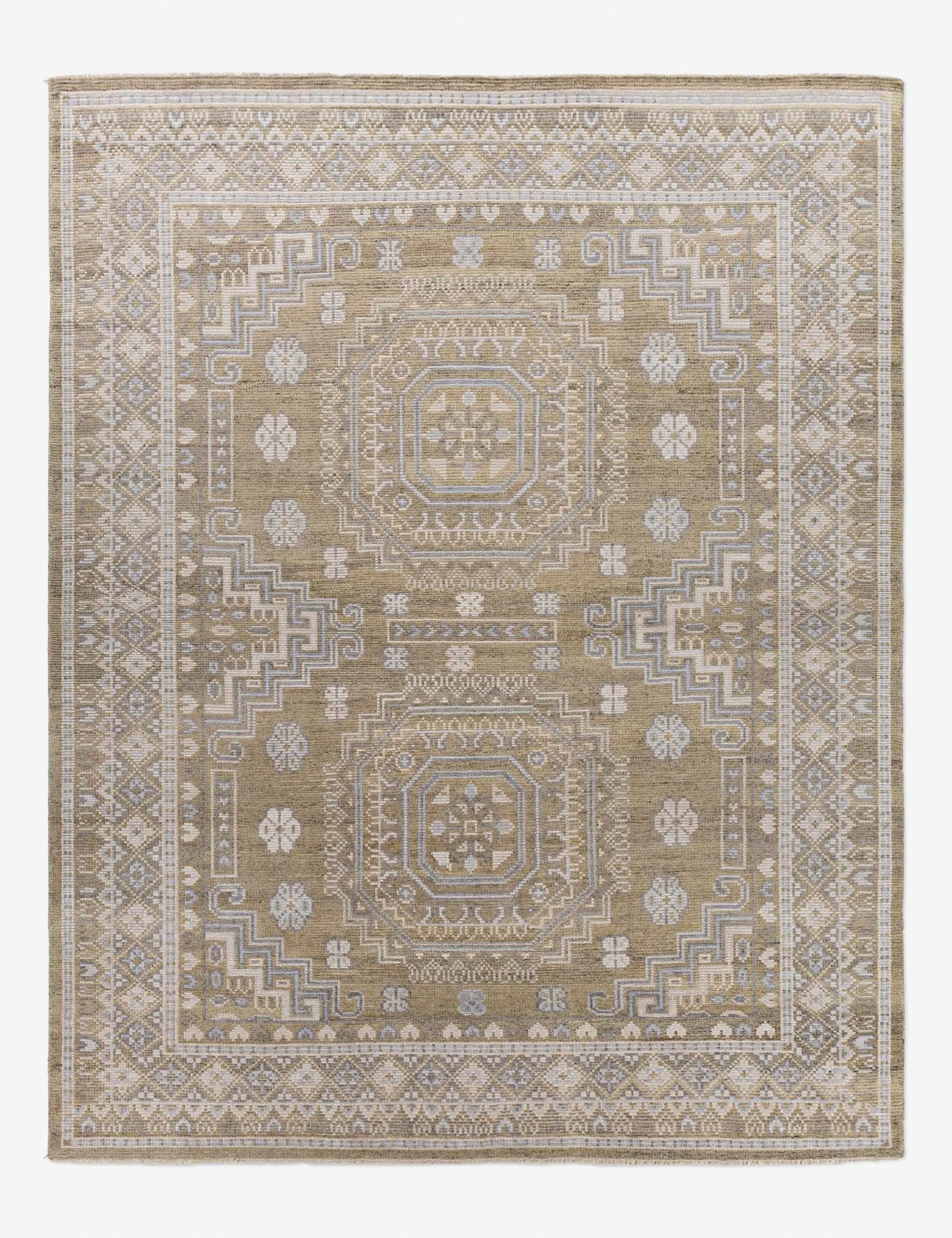 Anahit Hand-Knotted Wool-Blend Rug