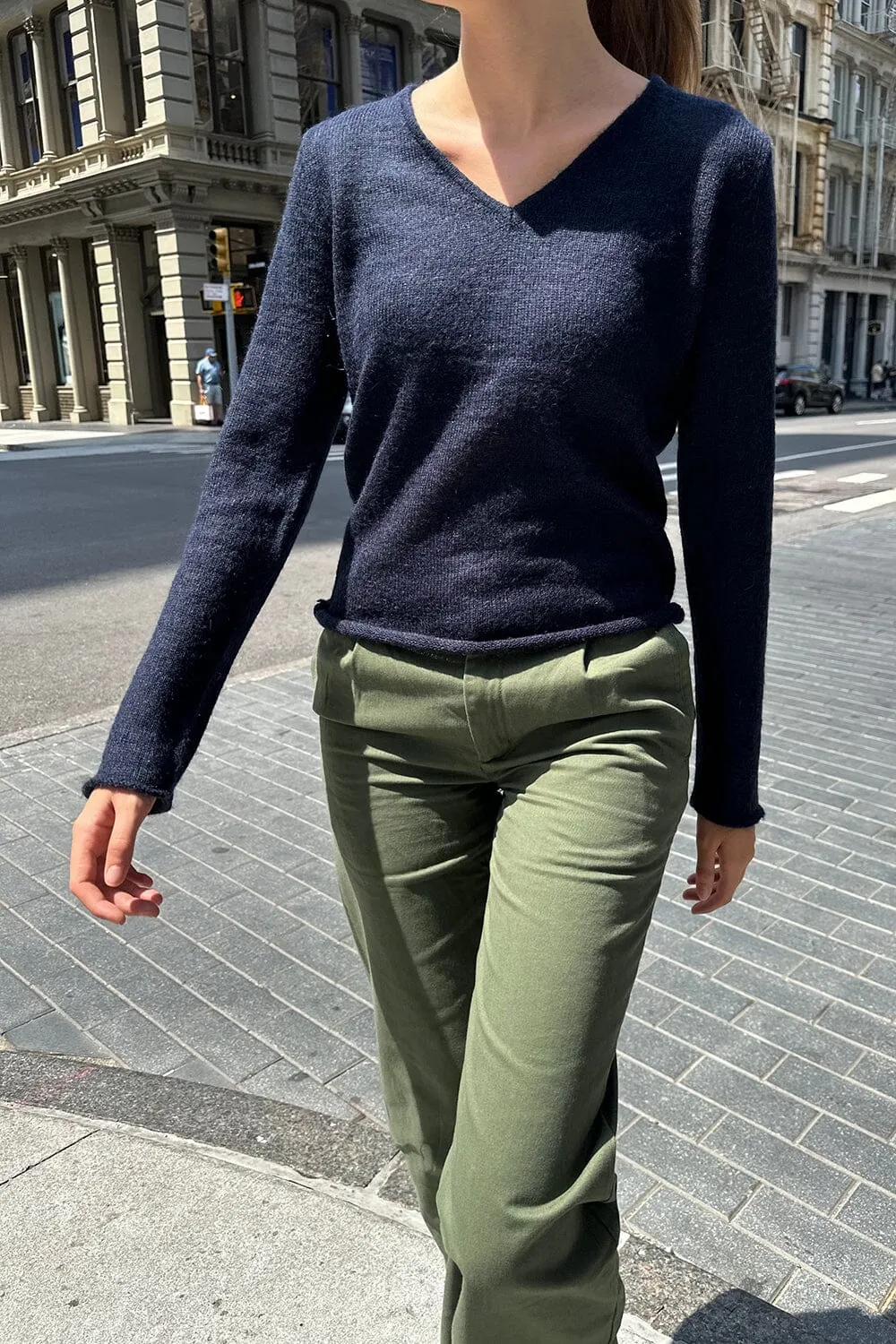 Andi Mohair V-Neck Sweater