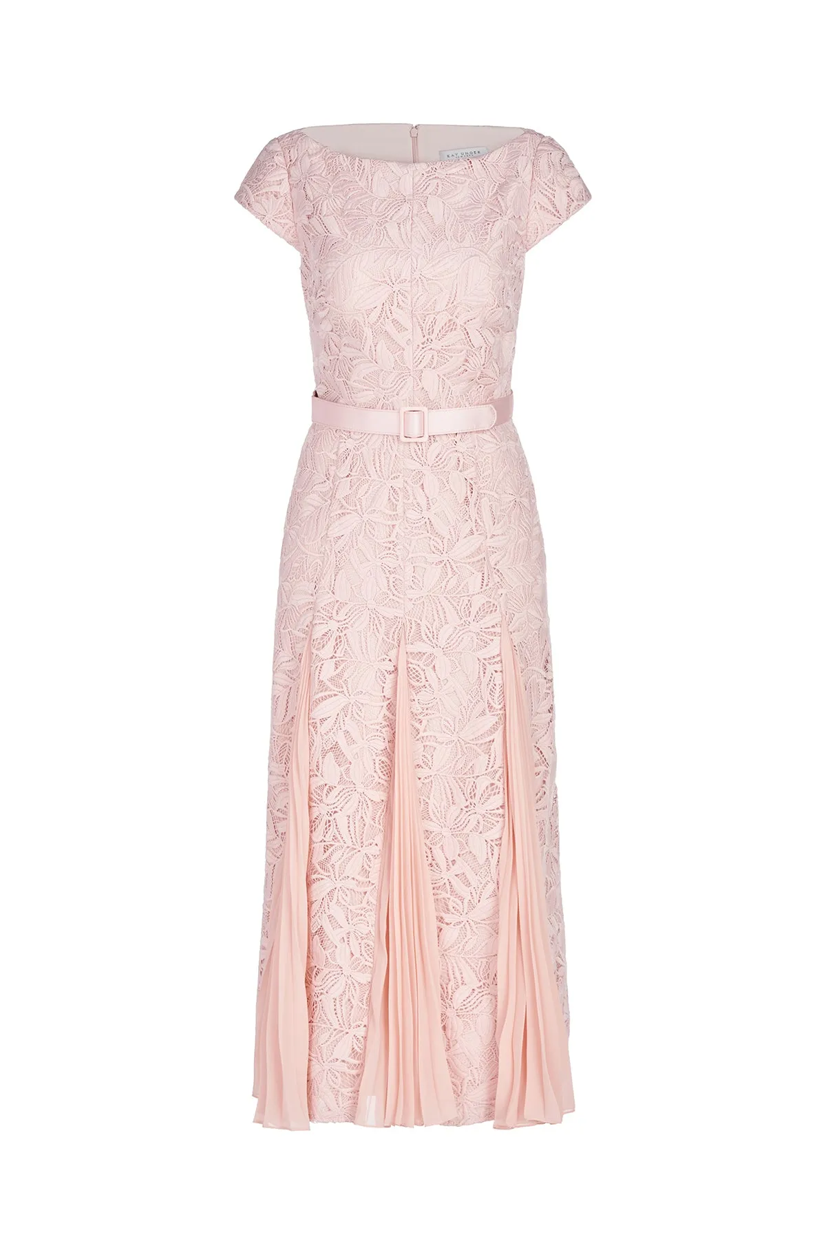 Angelina Lace Tea Length Dress