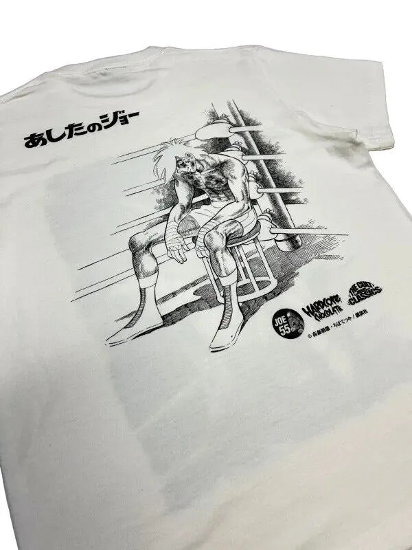 Ashita no Joe 55th Anniversay rT-shirt Vanilla White XL Size Japan Cosplay