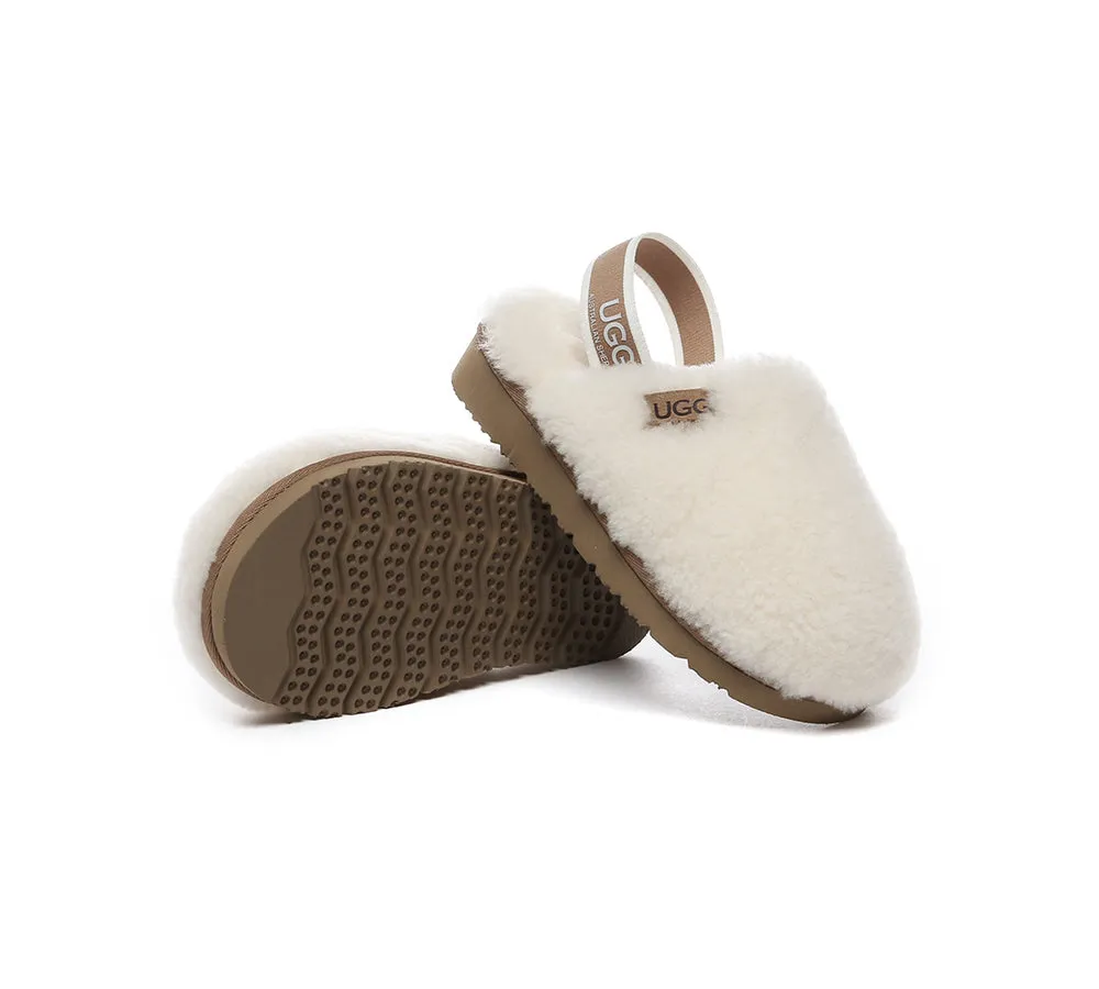 AUSTRALIAN SHEPHERD® UGG Kids Slingback Fluffy Slides Kamari