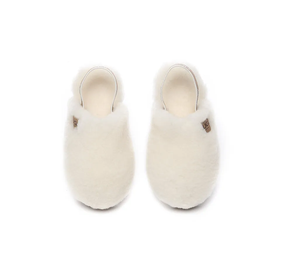 AUSTRALIAN SHEPHERD® UGG Kids Slingback Fluffy Slides Kamari