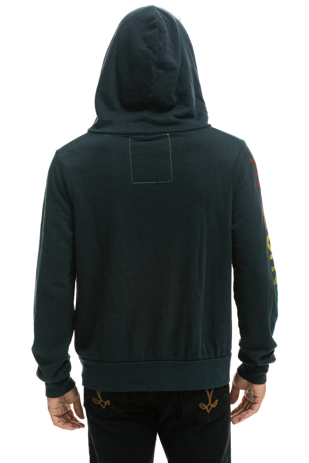 AVIATOR NATION MANHATTAN BEACH ZIP HOODIE - CHARCOAL