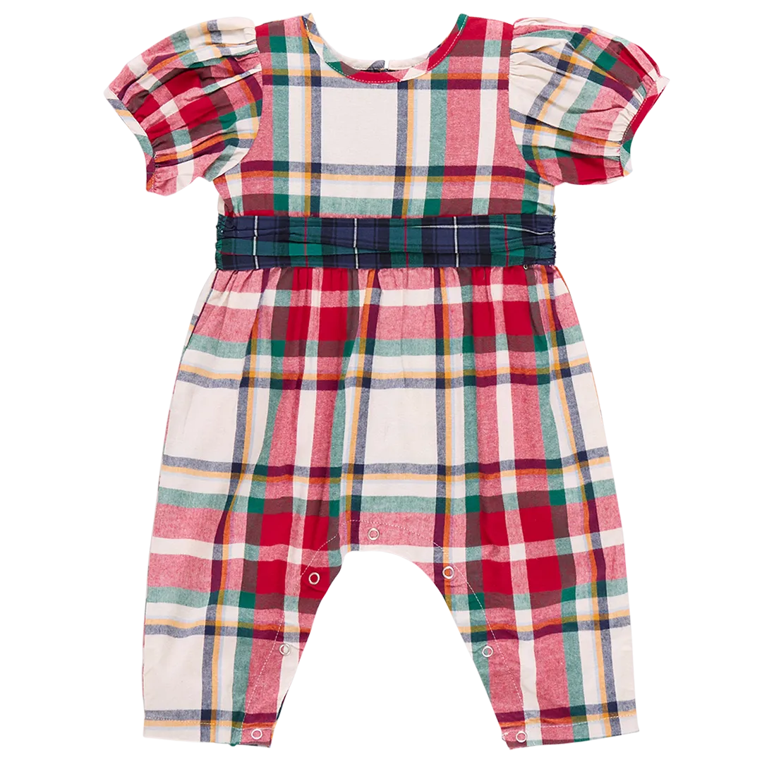 Baby Girls Ruby Jumper - Holiday Tartan