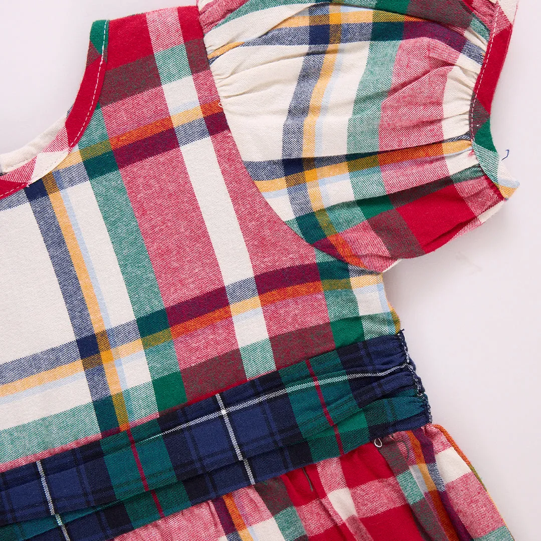 Baby Girls Ruby Jumper - Holiday Tartan