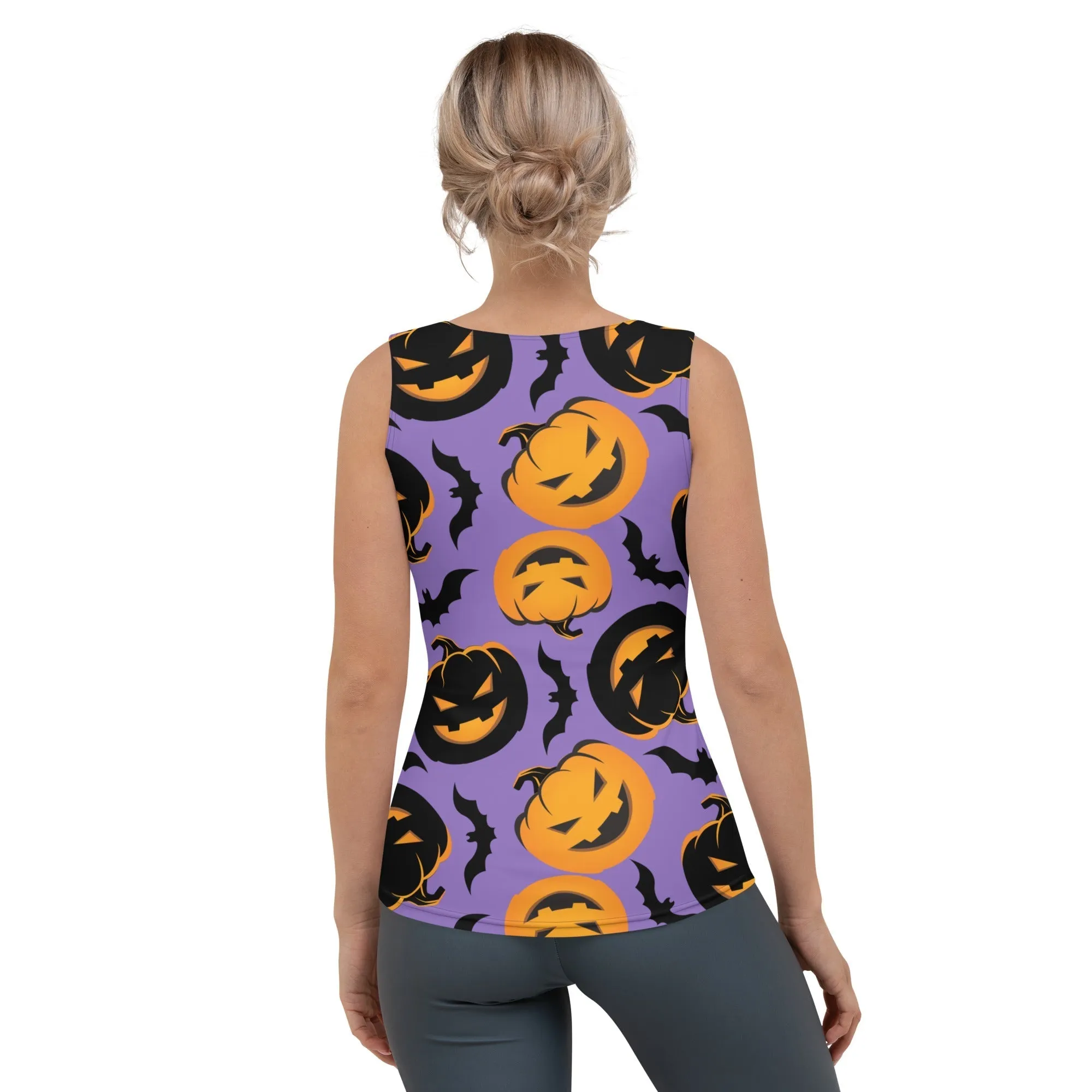 Bats and Jack O'Lanterns Tank Top