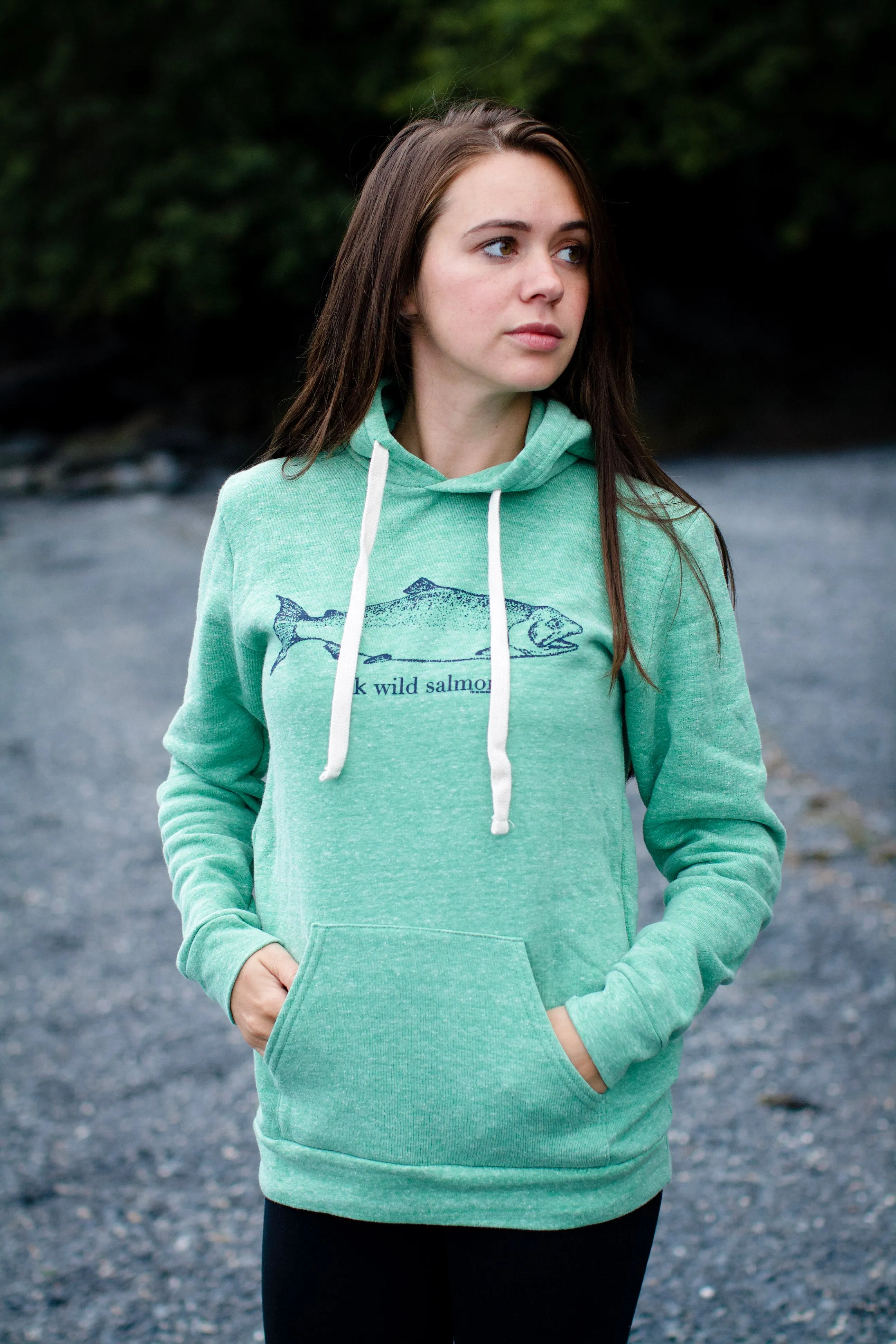 Beach Grass AK Wild Salmon Pullover Hoody $68.00