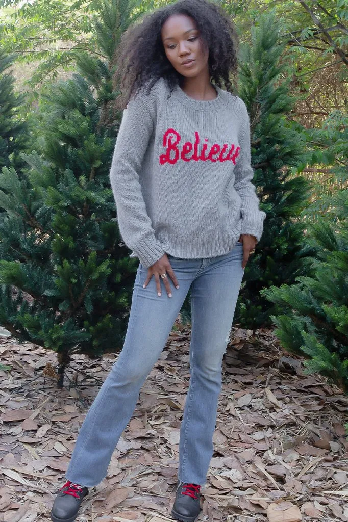 Believe Chunky Pullover Sweater