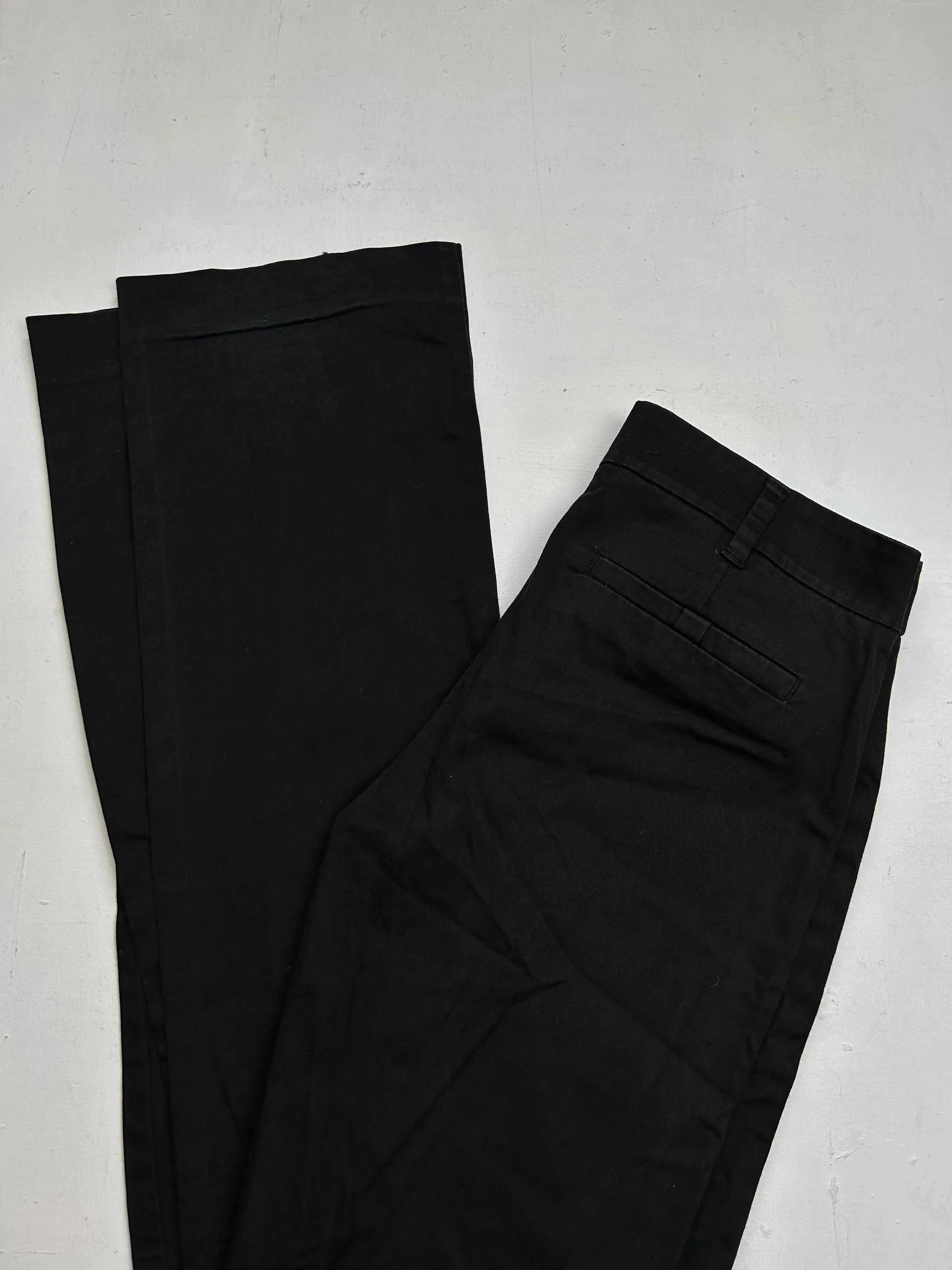 Black bootcut low rise office pants  (XS)