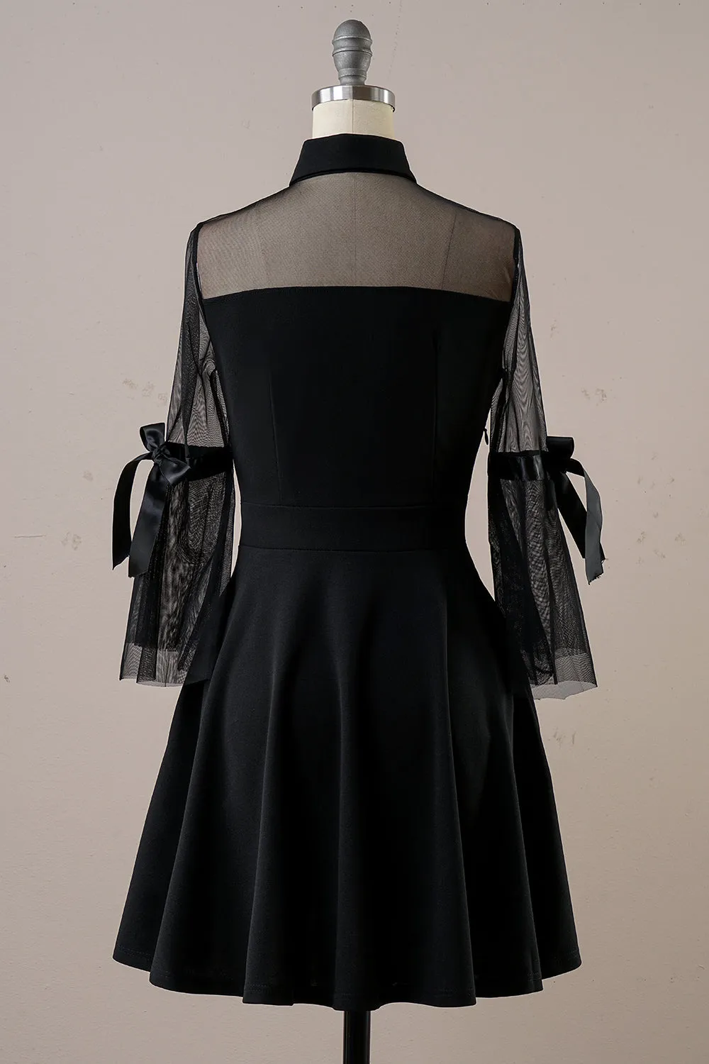 Black Halloween Vintage Dress