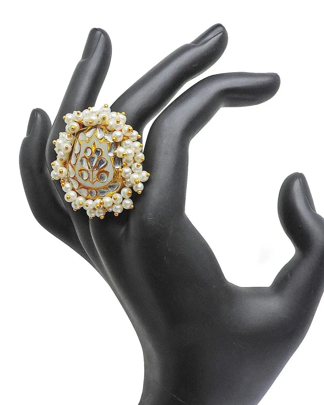 Blanc Kundan Ring