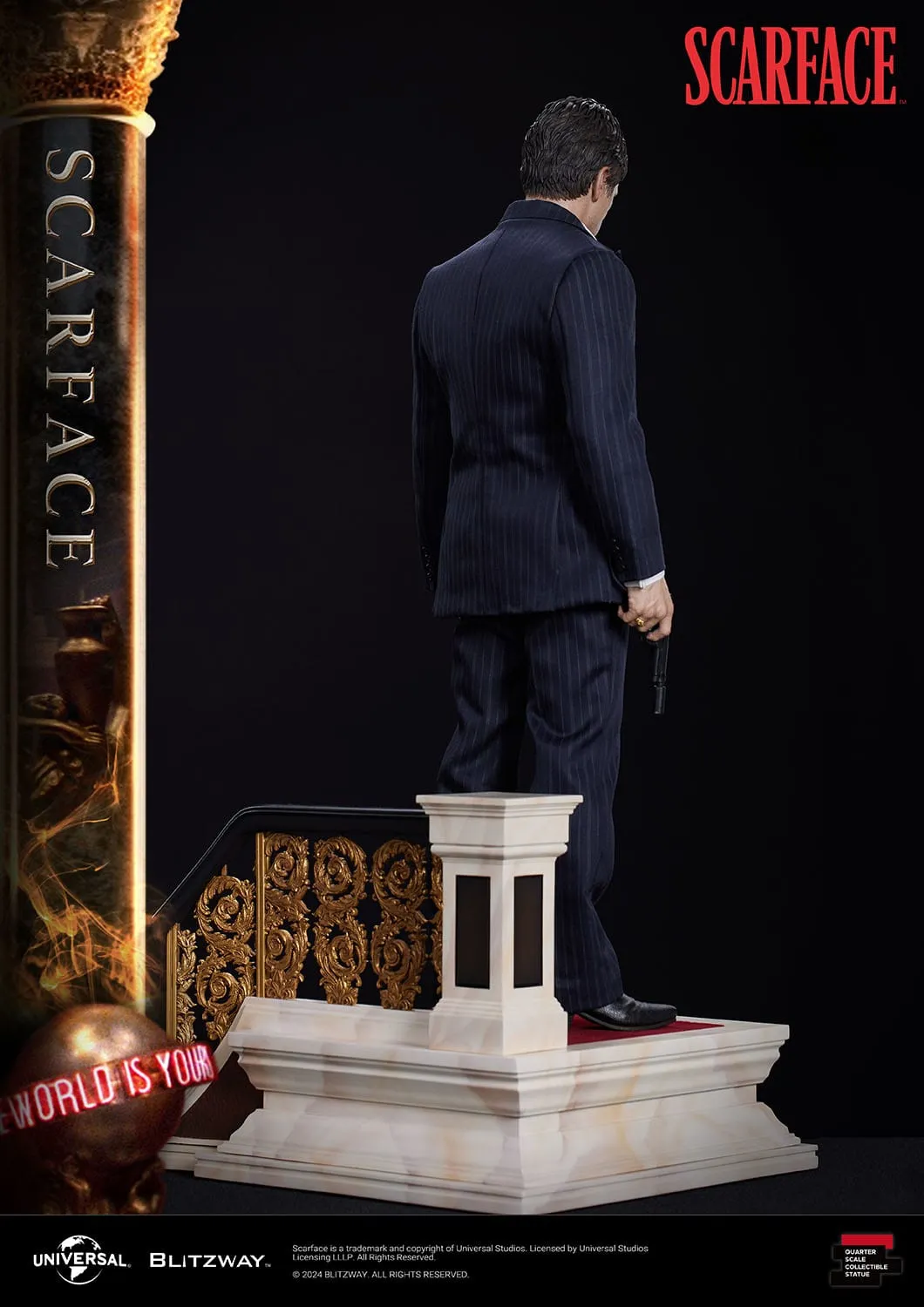 Blitzway Scarface Superb Scale Tony Montana 1/4 Statue