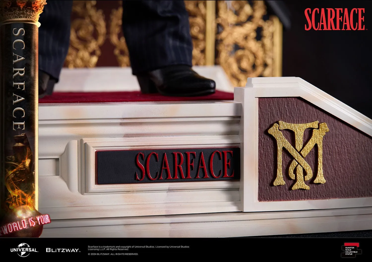 Blitzway Scarface Superb Scale Tony Montana 1/4 Statue