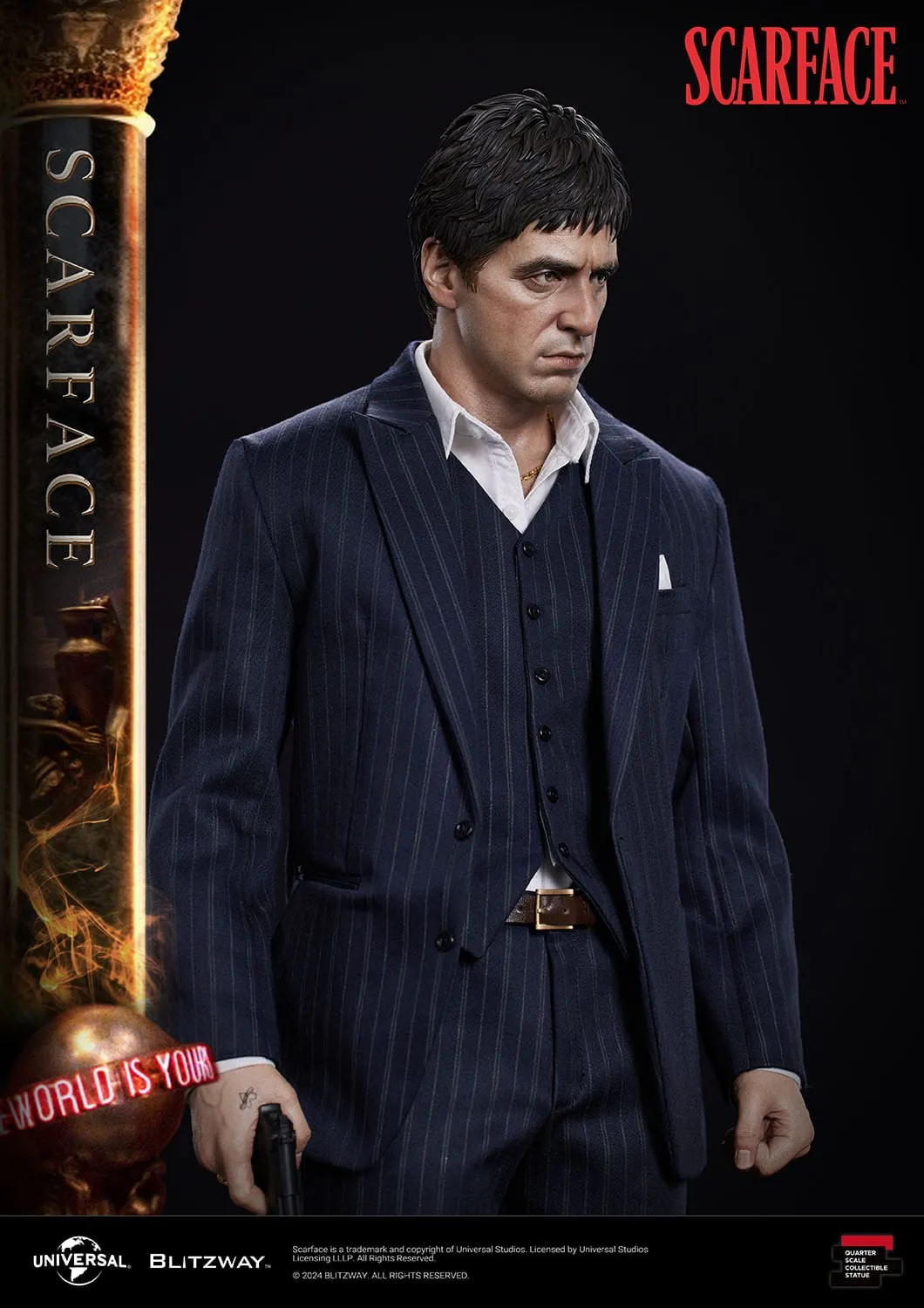 Blitzway Scarface Superb Scale Tony Montana 1/4 Statue