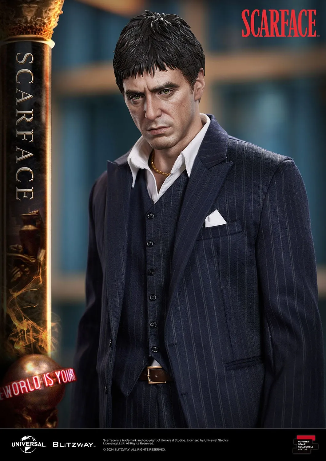 Blitzway Scarface Superb Scale Tony Montana 1/4 Statue