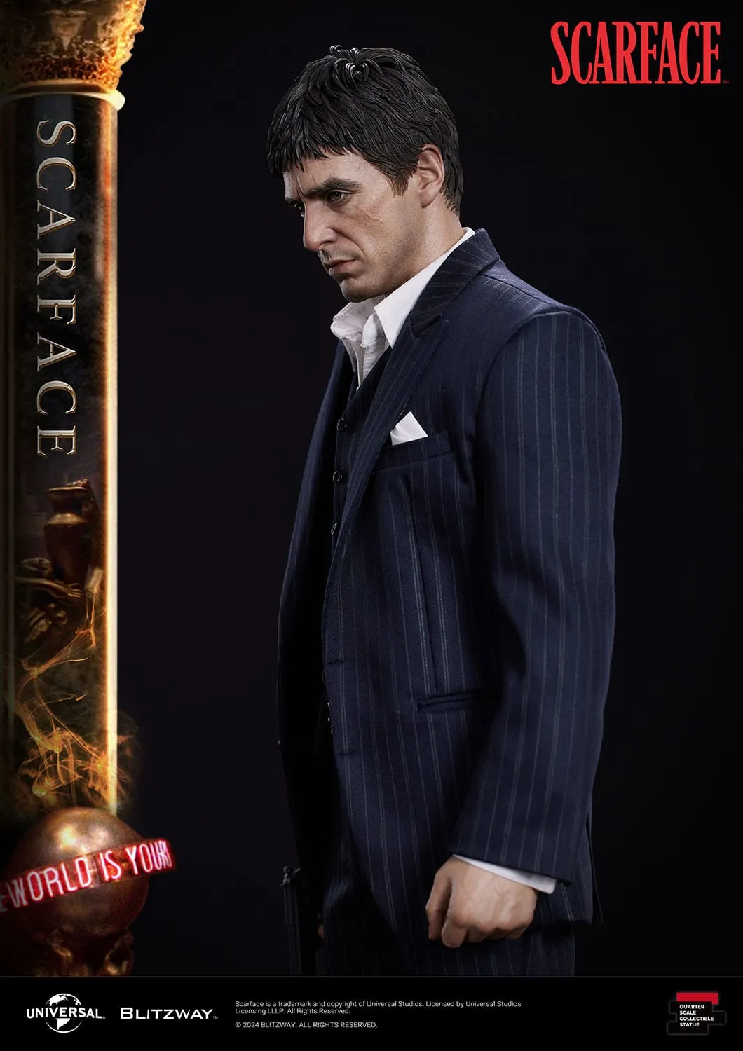 Blitzway Scarface Superb Scale Tony Montana 1/4 Statue