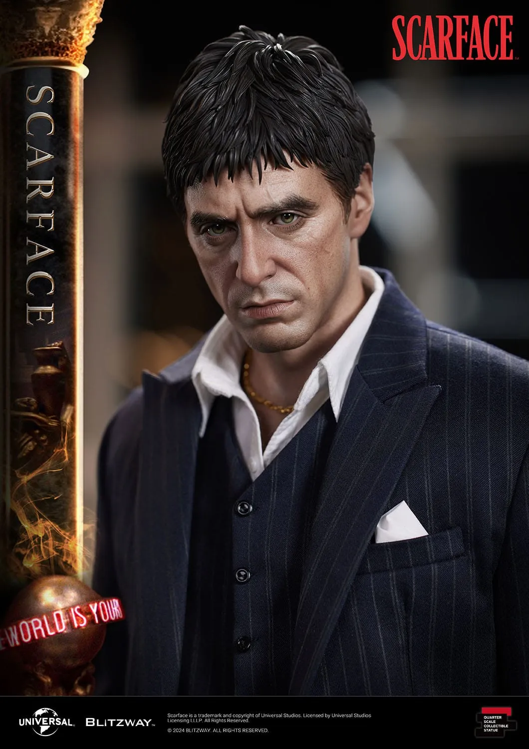 Blitzway Scarface Superb Scale Tony Montana 1/4 Statue