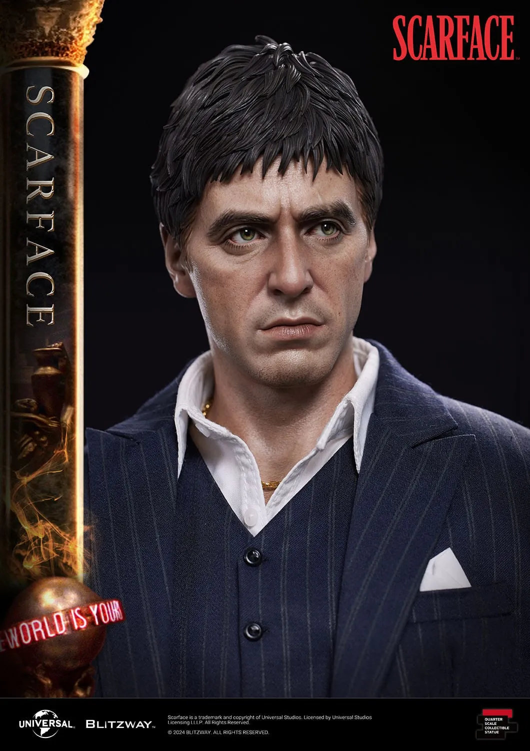 Blitzway Scarface Superb Scale Tony Montana 1/4 Statue