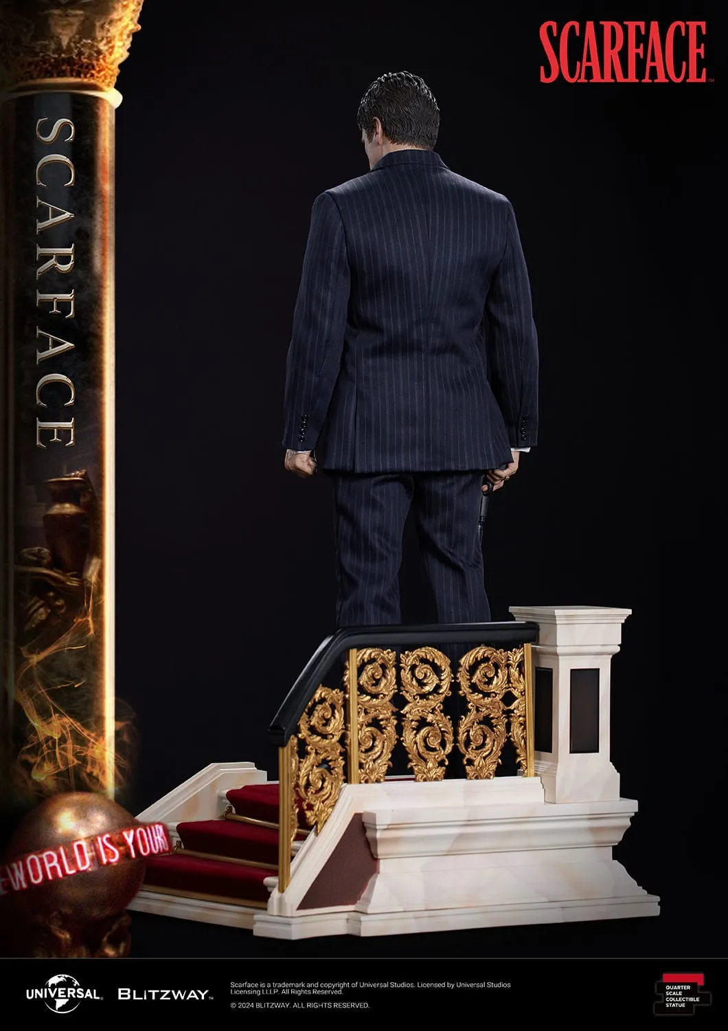 Blitzway Scarface Superb Scale Tony Montana 1/4 Statue