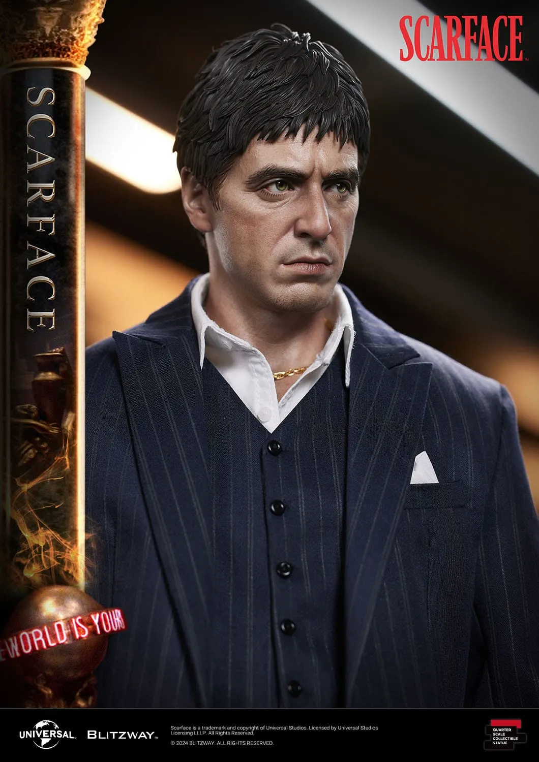 Blitzway Scarface Superb Scale Tony Montana 1/4 Statue