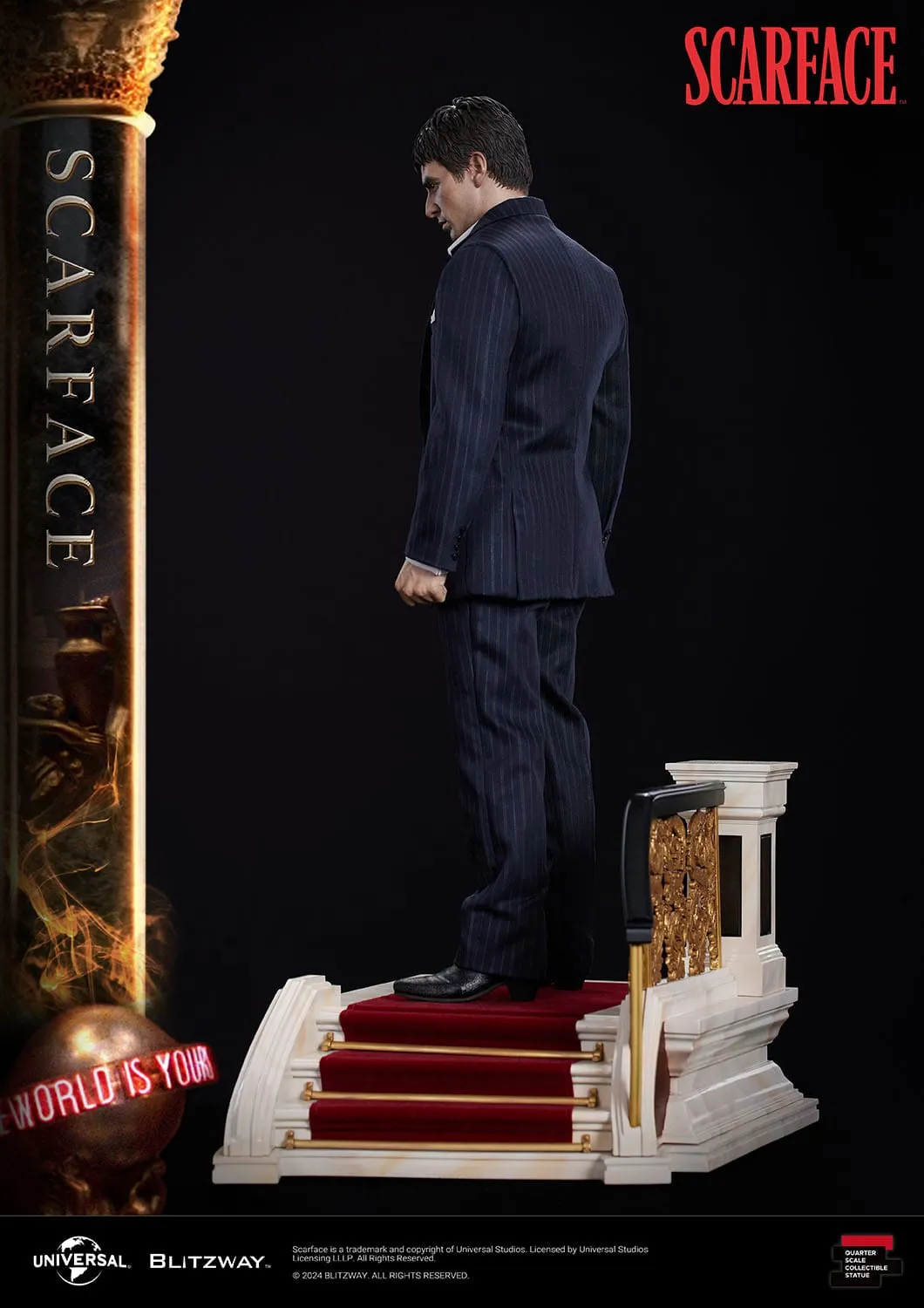 Blitzway Scarface Superb Scale Tony Montana 1/4 Statue