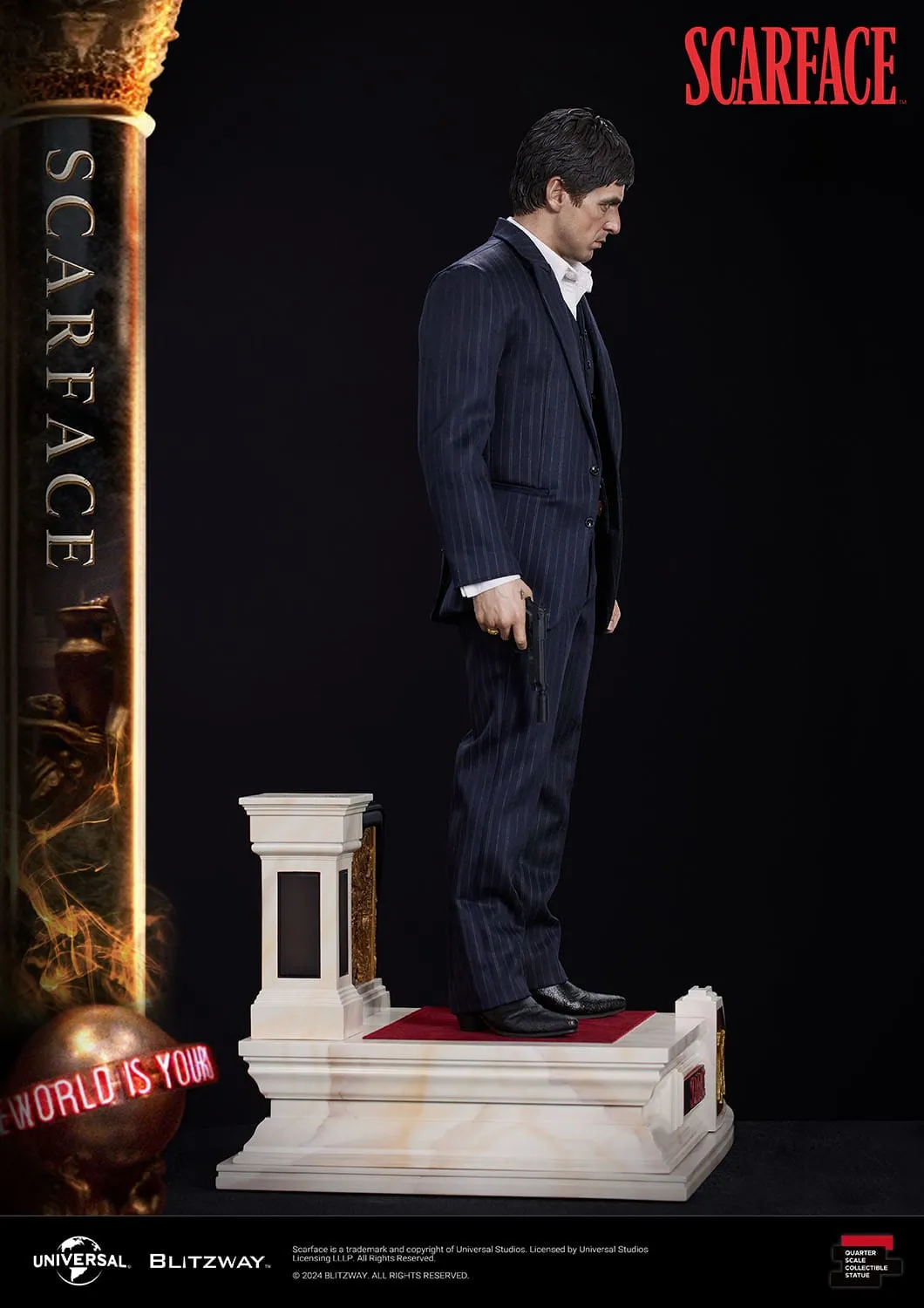 Blitzway Scarface Superb Scale Tony Montana 1/4 Statue