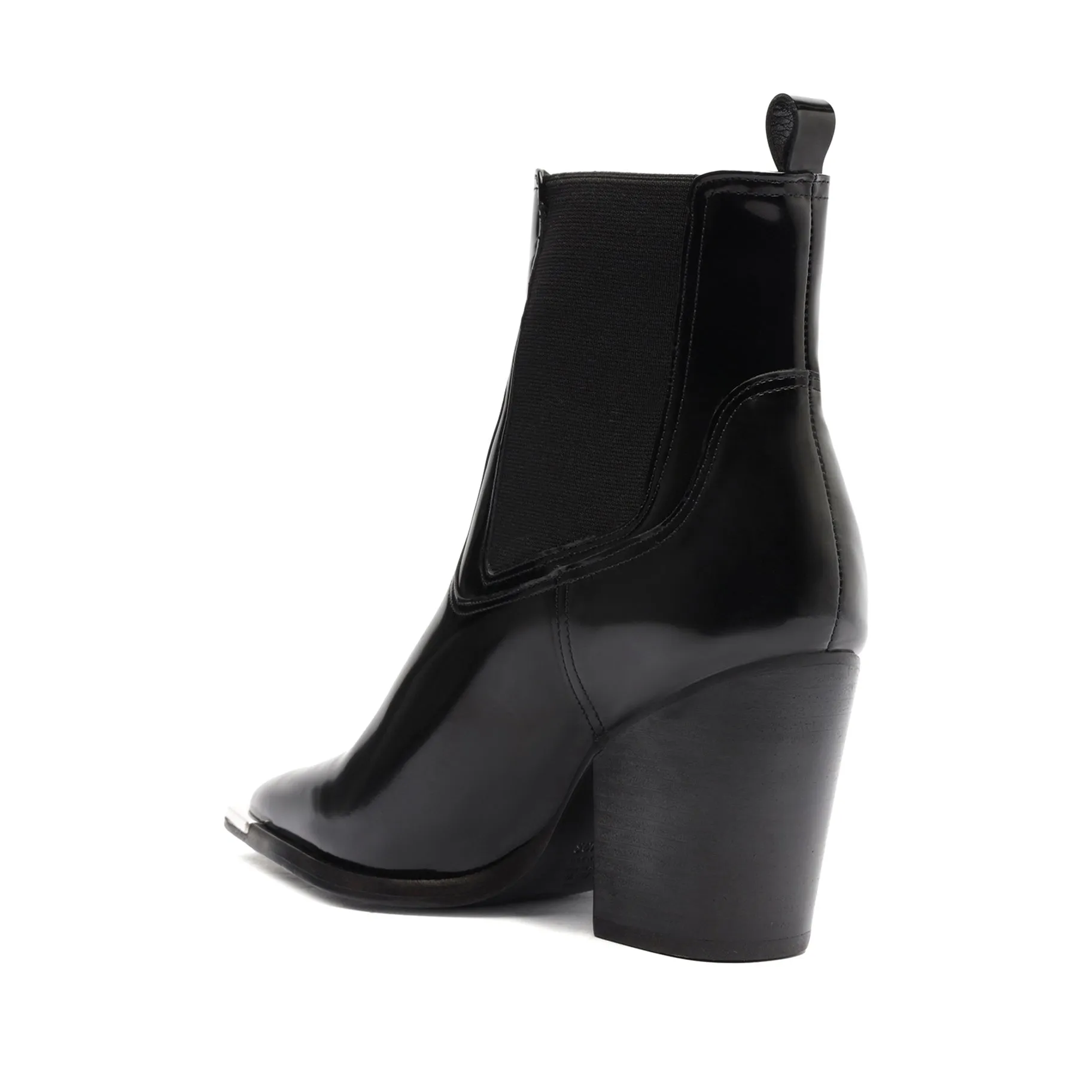 Brandy Leather Bootie