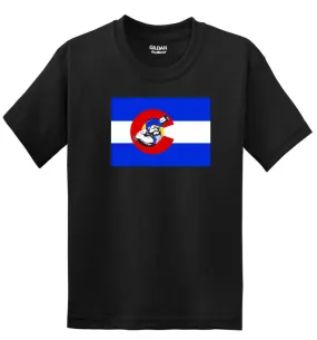 Bulldawgs FLAG Design Basic Tee- Matte or Glitter