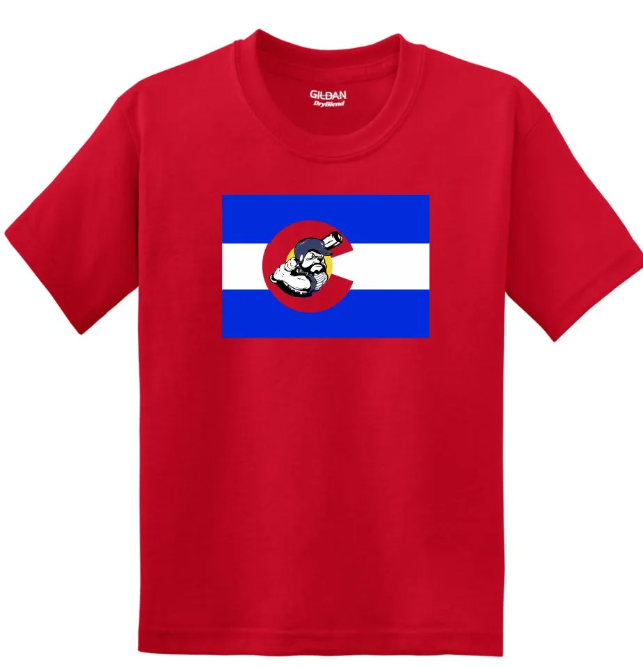 Bulldawgs FLAG Design Basic Tee- Matte or Glitter