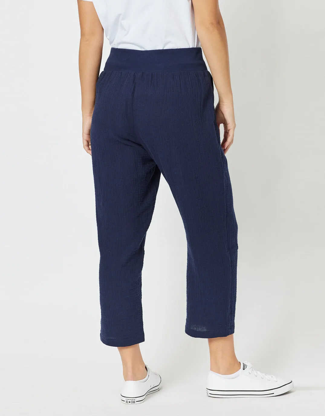 Byron Cotton 7/8 Pant - Navy