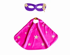 Cape & Mask Set - Pink