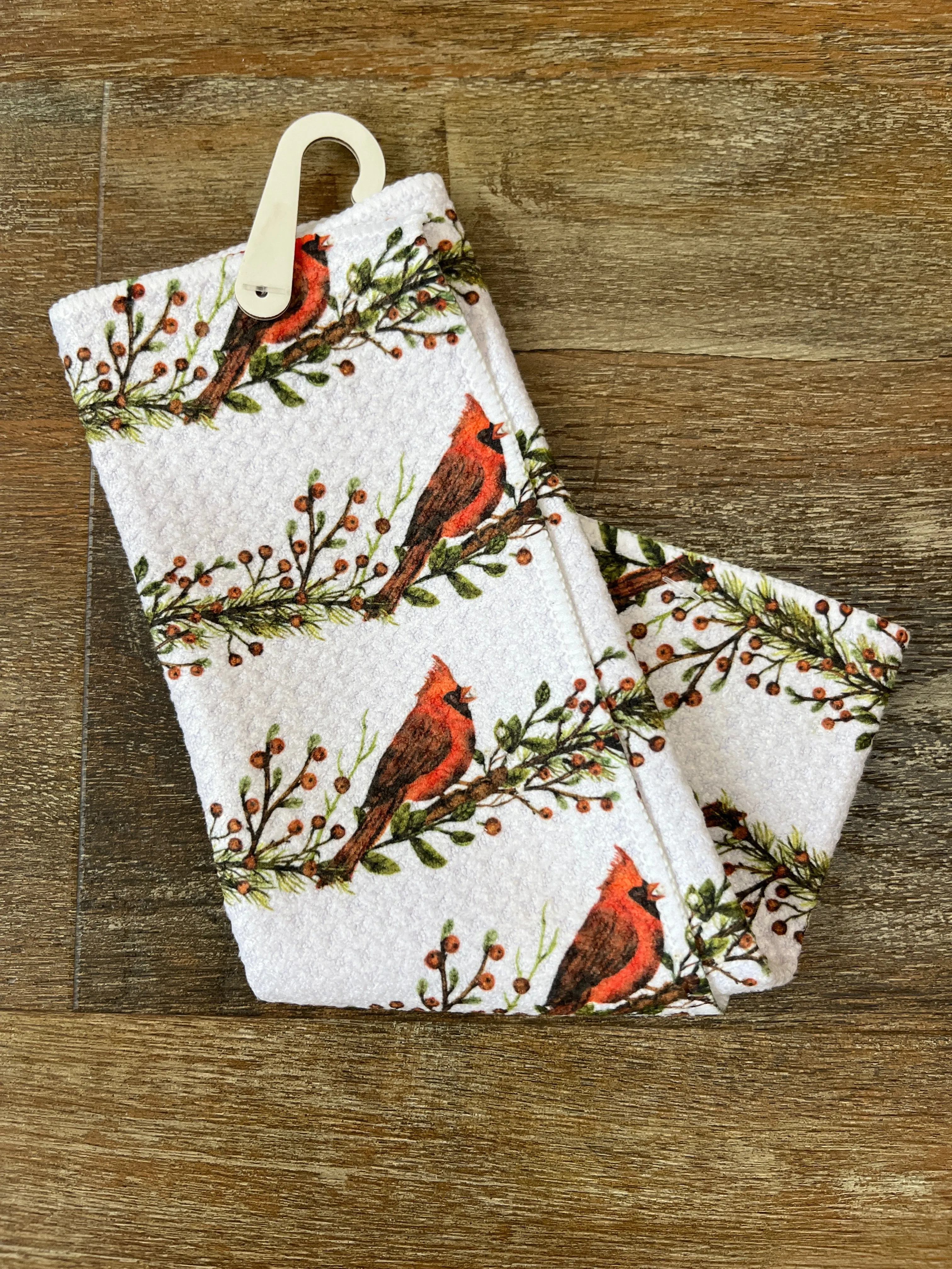 Cardinals on Branch Multi-Purpose Wash Cloth