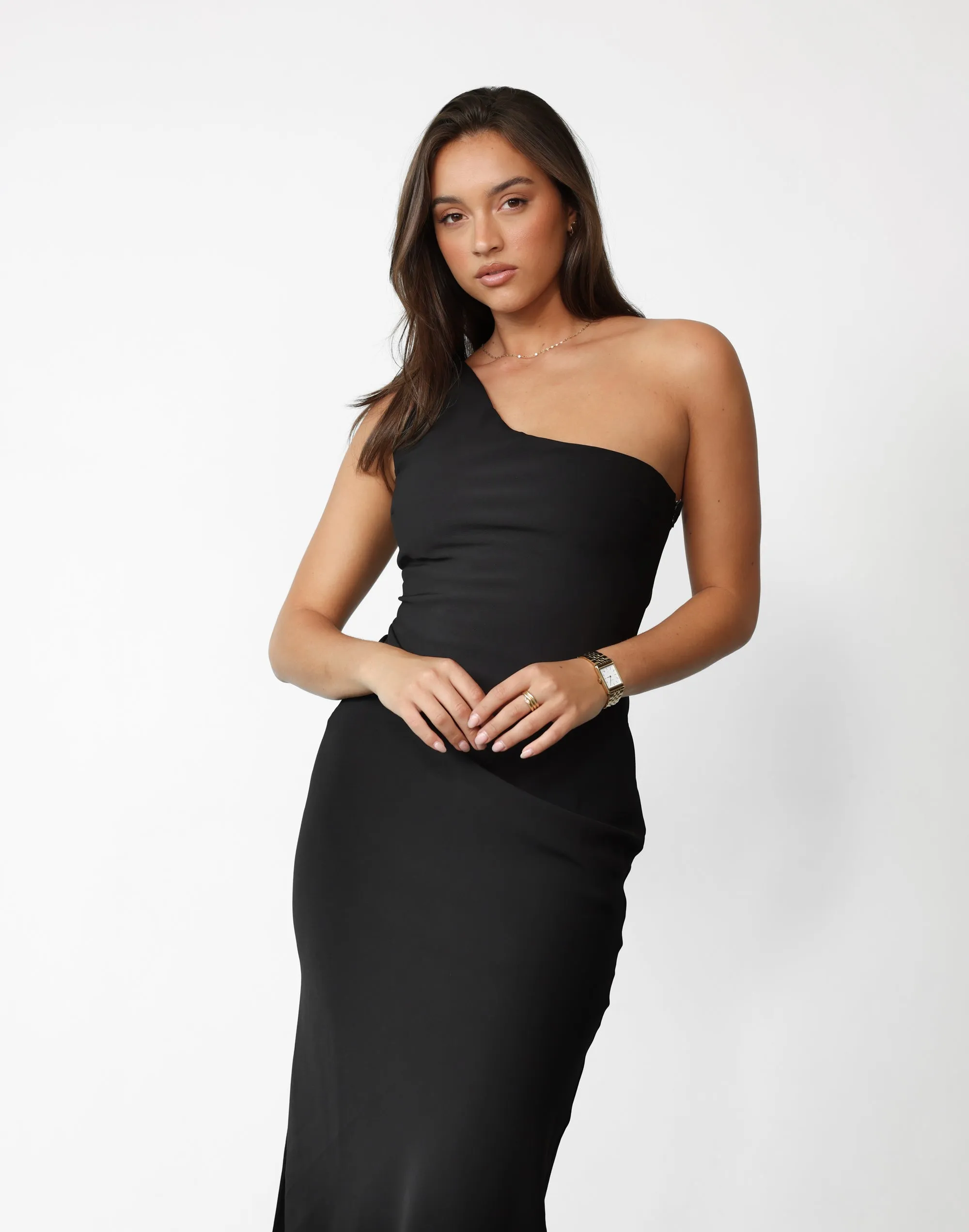 Caroline Maxi Dress (Black)