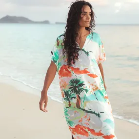 Casablanca Dress - Flamingo Beach