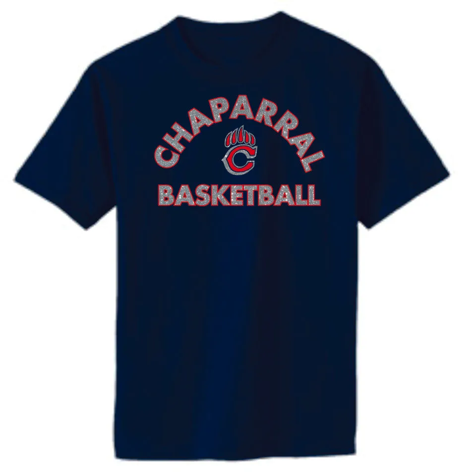 Chap Basketball Basic BASIC Tee- Matte or Glitter