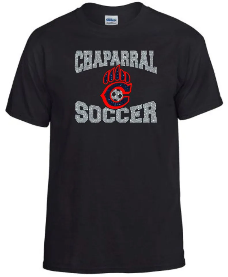 Chap Soccer Basic BASIC Tee- Matte or Glitter