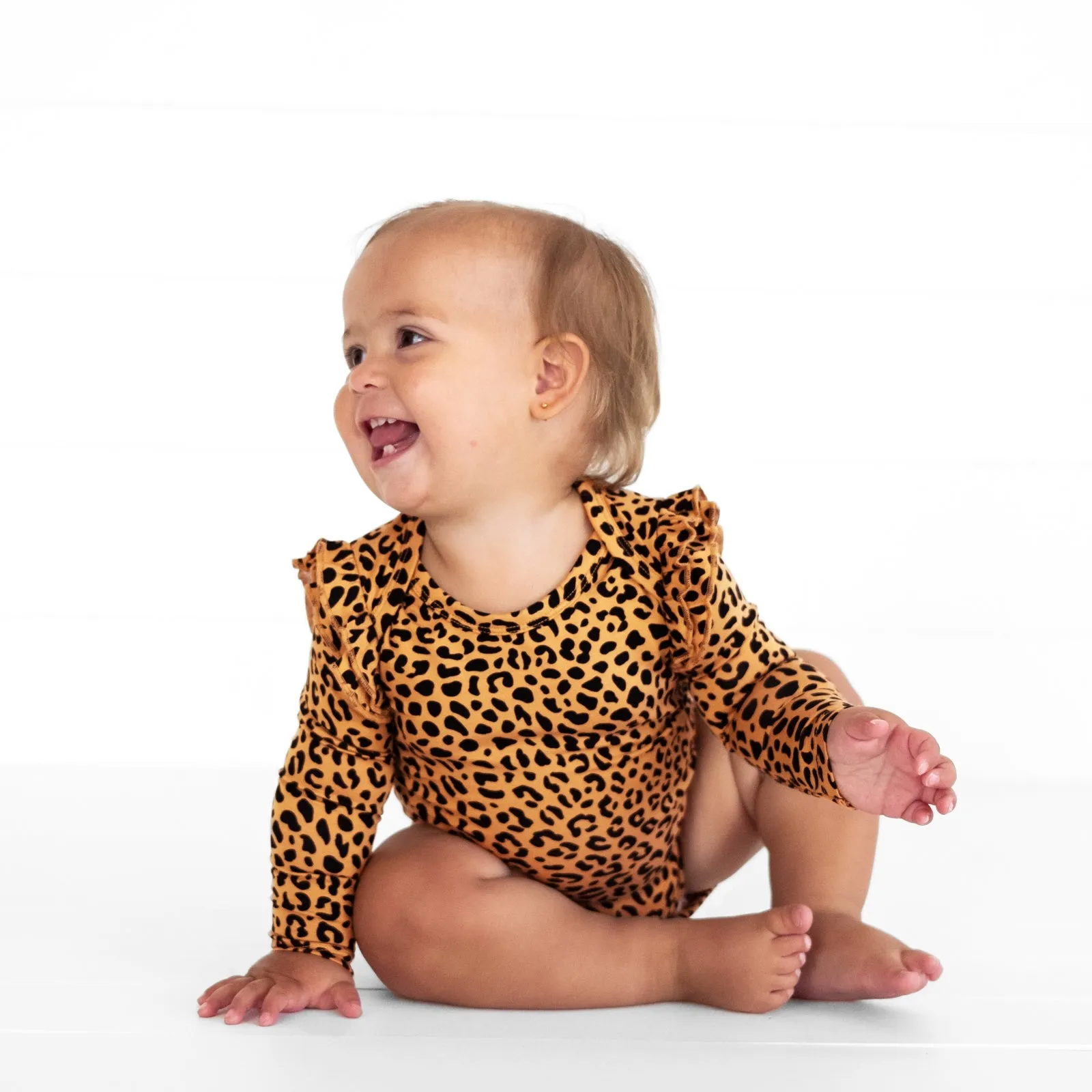 Classic Leopard Flutter Bodysuit