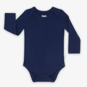 Classic Navy Long Sleeve Bodysuit